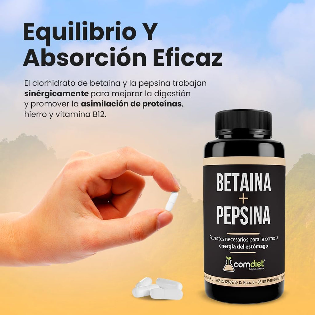 BETAÍNA + PEPSINA